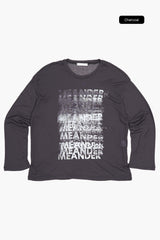 Solari see-through print tee