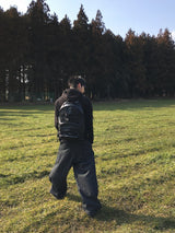 ベローストリッピードデニムパンツ