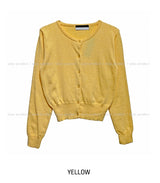 [U-BASIC] Plain Round Cardigan