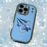 Three star Blue Metallic Case (V2)