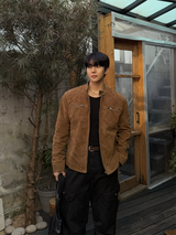Robe biker suede jacket