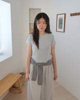 Striped U-neck Inner T-shirt