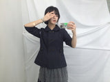 Semi-A-Line Double Button Jacket