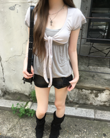 Dark cross shorts
