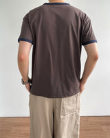 League Printed Ringer Short Sleeve Tee