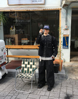 No.1384 クロップウエスタンデニムシャツ