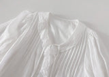 Poen puff string frilled blouse
