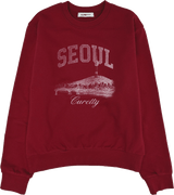C CURETTY SEOUL MOOD SWEATSHIRT_BURGUNDY