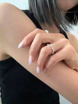 [925silver] Bone detail ring