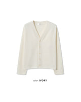 (UNISEX) Knitted V-Neck Cardigan
