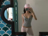 biz summer tone sleeve top