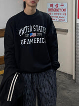 ASCLOアメリカ合衆国スウェットシャツ (4color)