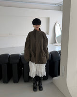 String oversized half field jacket