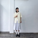 Boxy Embossed Layering Shirt