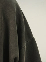 AN Vintage Heart Printing Overfit Hoody