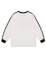 UNISEX Leris Raglan Line Color Long Sleeve White Black (FCD3TS801M)