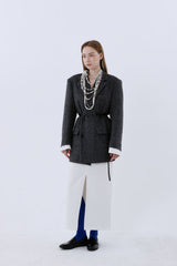 DADDY CONTOUR WOOL JACKET_BLACK
