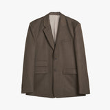 Stranger Classic Fit Suit Jacket (Brown)
