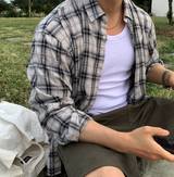 Land Y Summer Overfit Check Shirt