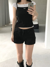 レナシャーリングパフTシャツ(4 colors)