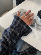 Prix Daily Natural Easy Overfit Check Shirt