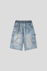 Run Camo Carpenter Bermuda Pants 3C