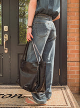 Terne semi wide denim pants