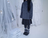 Bonju double half hood coat (2color)
