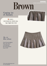 leather pleated pants mini skirt
