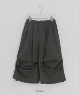 Akio Parachute Roll-up Capri Bermuda Pants