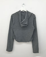 Alto high-neck hooded cardigan (2color)