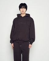 25FW ダブルラインロゴパンツ ダークブラウン