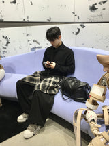 カインワッフルクロップロングスリーブ 3C