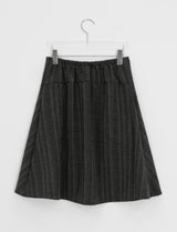 Hugit Stripe Banding Midi Skirt