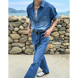[S/S] Brush washing semi wide pants (3color)