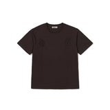 ウェービングステムTシャツ / ブラウン