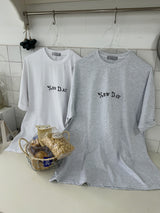 プレミアムコットンオーバーサイズフィットラウンド半袖Tシャツ