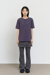 Kin Slub Henley Top