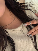 Link Pierce Balls Necklace