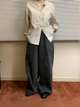 French wide pants