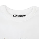 Keymisery スモールロゴTシャツ (ホワイト)