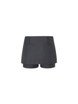 Moa skirt pants (Gray)