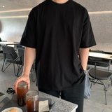 ローガンスピマコットンオーバーフィットレイヤードショートスリーブ