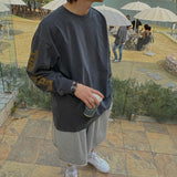 ASCLO ピグメントスリーブレタリング T シャツ (3color)