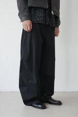 sculpted curved pants