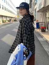 スローツーウェイチェックシャツ (2C)