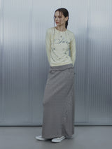 STAR HENLEY NECK TOP / YELLOW