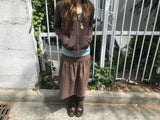 nabi button skirt