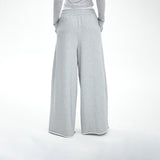 drawstring pleated pants