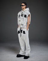M.C.R. code stud zip-up vest HD IV